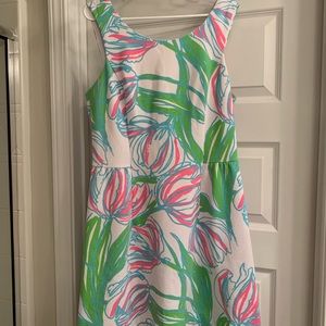 EUC Lilly Pulitzer dress with tulip pattern